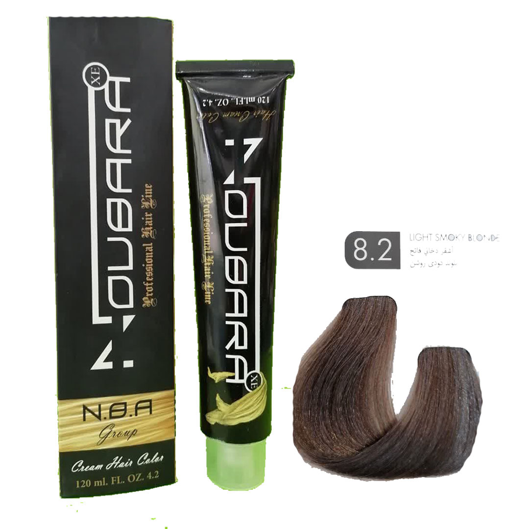 رنگ مو نوباراکس سری N B A شماره 8.2 رنگ بلوند دودی روشن